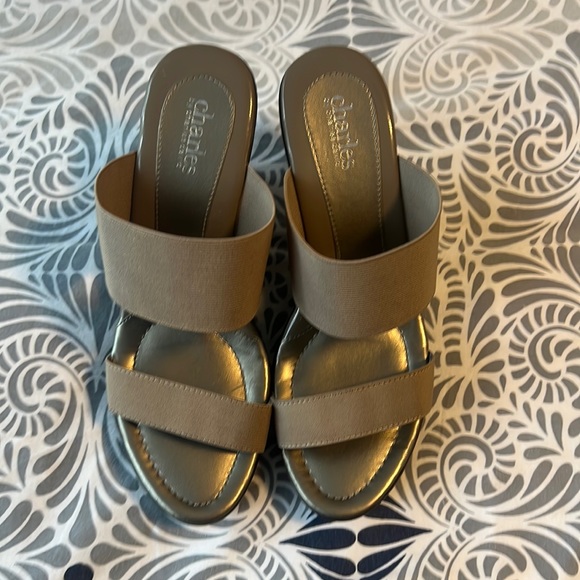 Charles David animal print wedge size 8-1/2 - Picture 3 of 4